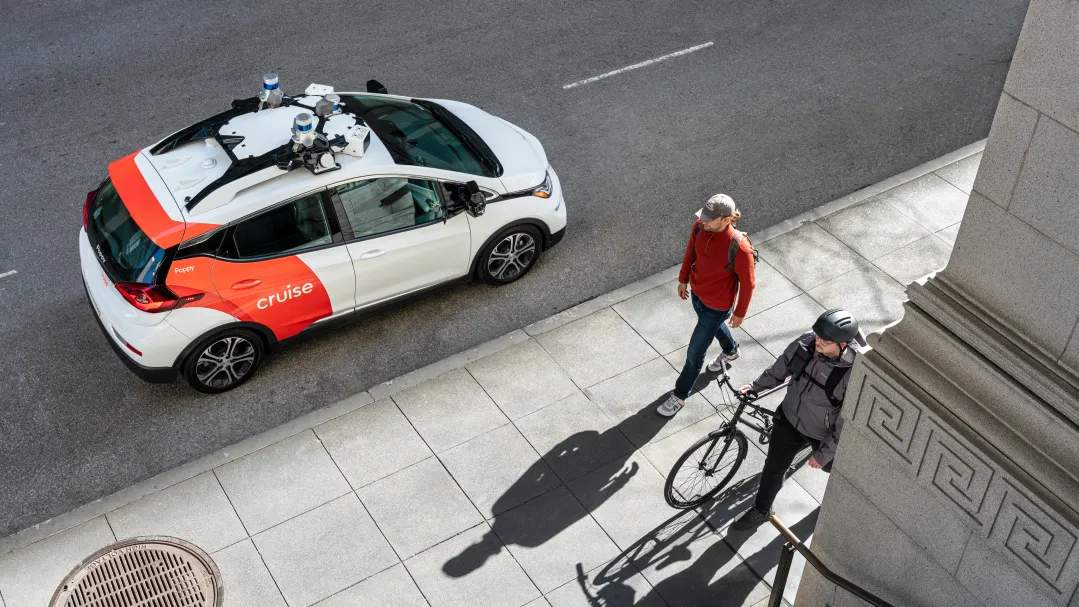 Fleet of autonomous robotaxis in an urban environment